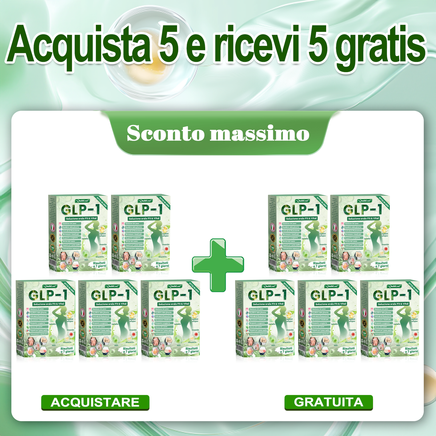 ššBuildLeafĀ® Only 5 boxes left! We're offering you an additional 30% discount! Get yourself in shape and healthy. Miss out now, and you won't have another chance until next year.
